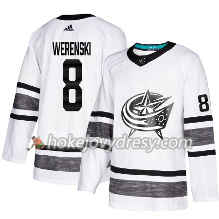 Pánské Hokejový Dres Columbus Blue Jackets Zach Werenski 8 Bílá 2019 NHL All-Star Adidas Authentic